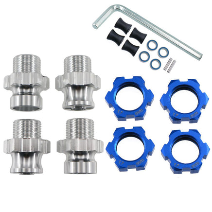 Power Hobby - 17mm Hex Wheel Adapters w/8mm Extension, for Traxxas Jato - Hobby Recreation Products