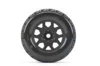 Power Hobby - 1/8 MT 3.8 Tomahawk Belted Mounted Tires w/ Removable Hex Wheels - Hobby Recreation Products