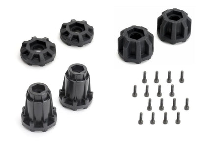 Power Hobby - 1/8 MT 4.0 Phoenix Belted Mounted Tires w/Removable Hex Wheels - Hobby Recreation Products