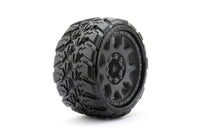 Power Hobby - 1/8 SGT 3.8 King Cobra Belted Mounted Tires (2) 17mm Low Profile - Hobby Recreation Products