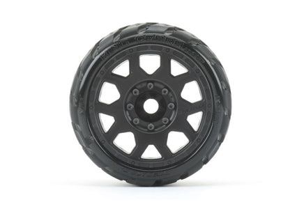 Power Hobby - 1/8 SGT 3.8 King Cobra Belted Mounted Tires (2) 17mm Low Profile - Hobby Recreation Products