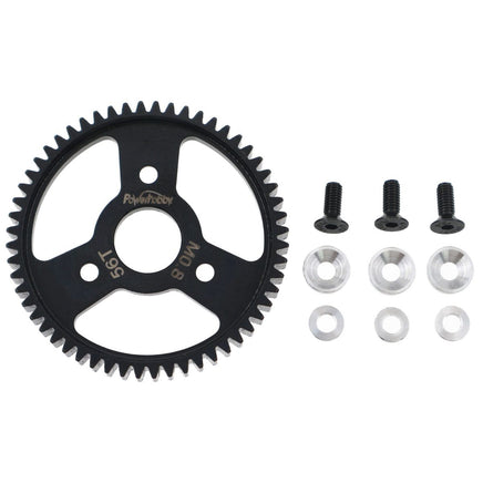 Power Hobby - 32P 0.8M Hardened Steel Spur Gear 56T - Hobby Recreation Products