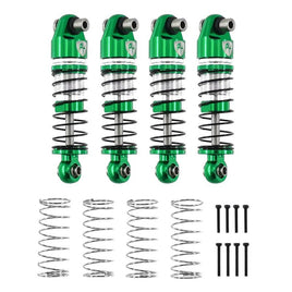 Power Hobby - 34mm 1/24 Big bore Scale Shock, for Axial 1/24 SCX24, Green, 4pcs - Hobby Recreation Products