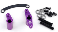 Power Hobby - Aluminum Ball Bearing Steering Bellcrank Set Purple, HPI RS4 Sport3 - Hobby Recreation Products