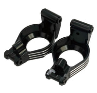 Power Hobby - Aluminum Caster Blocks C - Hubs, for Traxxas X - Maxx, Black - Hobby Recreation Products