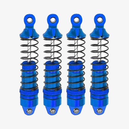 Power Hobby - Aluminum Front & Rear Shocks, for Arrma Grom, Blue, 4pcs - Hobby Recreation Products