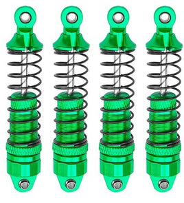 Power Hobby - Aluminum Front & Rear Shocks, for Arrma Grom, Green, 4pcs - Hobby Recreation Products