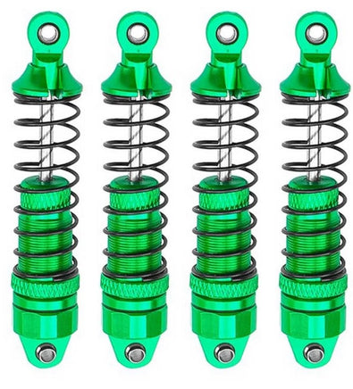 Power Hobby - Aluminum Front & Rear Shocks, for Arrma Grom, Green, 4pcs - Hobby Recreation Products