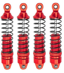 Power Hobby - Aluminum Front & Rear Shocks, for Arrma Grom, Red, 4pcs - Hobby Recreation Products