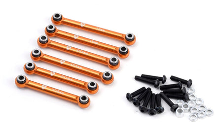 Power Hobby - Aluminum Tie Rod Set Orange, HPI RS4 Sport3 - Hobby Recreation Products