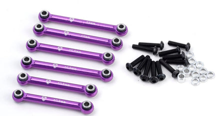 Power Hobby - Aluminum Tie Rod Set Purple, HPI RS4 Sport3 - Hobby Recreation Products