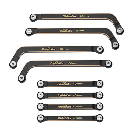 Power Hobby - Brass High Clearance Links w/ Shock Mount, for Axial AX24 - Hobby Recreation Products