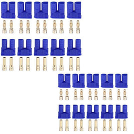 Power Hobby - EC2 Male / Female Plugs (20) - Hobby Recreation Products