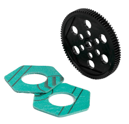 Power Hobby - Hardened Steel Spur Gear & Slipper Pads 48P 84T Losi 22S - Hobby Recreation Products