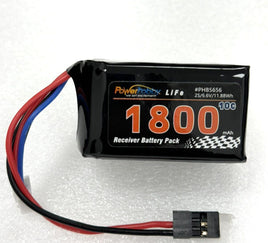 Power Hobby - LiFe 6.6V 1800mah 10C Hump Receiver Battery Pack (Kyosho / Tekno) - Hobby Recreation Products