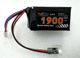 Power Hobby - LiFe 6.6V 1900mah 10C Hump Receiver Battery Pack - Hobby Recreation Products