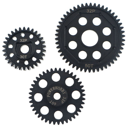 Power Hobby - Losi Promoto MX Hardened Steel Transmission Gear Set 50T/40T/30T - Hobby Recreation Products