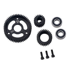 Power Hobby - LW Steel Transmission Gear Set, for Axial SCX10 / AX10 / Wraith / SMT10, 3pcs - Hobby Recreation Products