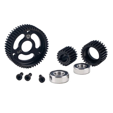 Power Hobby - LW Steel Transmission Gear Set, for Axial SCX10 / AX10 / Wraith / SMT10, 3pcs - Hobby Recreation Products