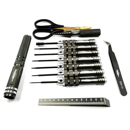 Power Hobby - Pro Series Complete Tool Kit for Kyosho Mini - Z w/Bag - Hobby Recreation Products