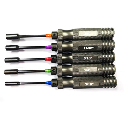 Power Hobby - Pro Series Standard Nut Driver Tool Set 5pc - Hobby Recreation Products