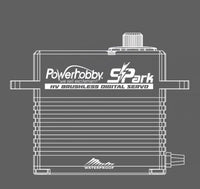 Power Hobby - Spark HV Waterproof Brushless Steel Gear Servo/Aluminum Case - Hobby Recreation Products