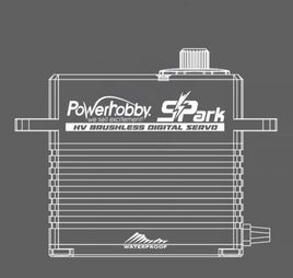 Power Hobby - Spark HV Waterproof Brushless Steel Gear Servo/Aluminum Case - Hobby Recreation Products