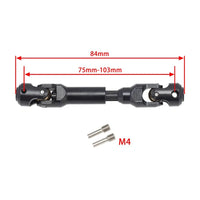 Power Hobby - Universal Spline Drive Shaft CVD 75 - 103mm (1) TRX - 4 Wraith SCX10 - Hobby Recreation Products