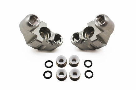 Racers Edge - Aluminum Front Steering Blocks, Steering Knuckles, for Team Corally Kagama XP, Kagama 4 XL, Kronos - Hobby Recreation Products