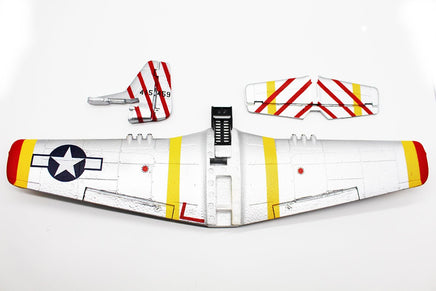 Rage R/C - Painted Main Wing and Tail Set; P - 51D BL - Hobby Recreation Products