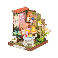 Robotime - Fancy Tea Yard, Super Mini Houses - Little Warm Spaces - Hobby Recreation Products