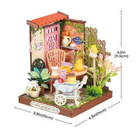 Robotime - Fancy Tea Yard, Super Mini Houses - Little Warm Spaces - Hobby Recreation Products