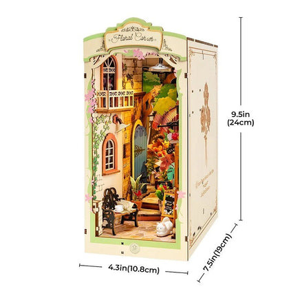 Robotime - Floral Corner Book Nook - Stories in Books - Hobby Recreation Products