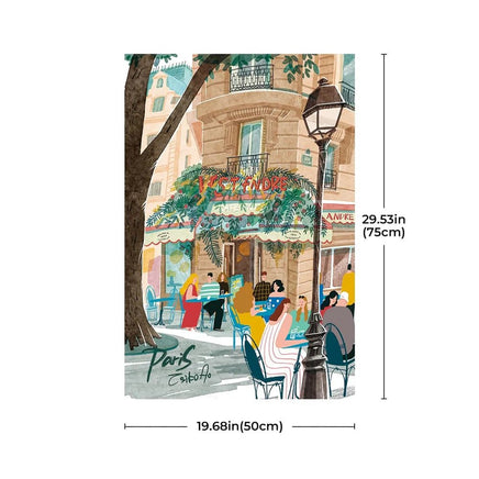 Robotime - Leisure in Paris 1000 Piece Jigsaw Puzzle - Hobby Recreation Products