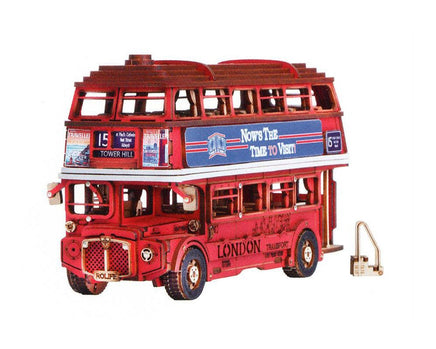 Robotime - London Tour Bus - Hobby Recreation Products