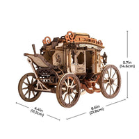 Robotime - Stagecoach Rolling Music Box - Hobby Recreation Products