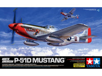 Tamiya - 1/32 North American P-51D Mustang Plastic Model Airplane Kit - Hobby Recreation Products