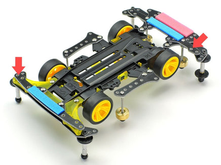 Tamiya - 1/32 VS JR Racing Mini 4WD Neo-VQS Advanced Pack Kit w/ Vz Chassis - Hobby Recreation Products