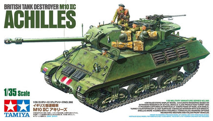 Tamiya - 1/35 British M10 IIC Achilles Plastic Model Kit - Hobby Recreation Products