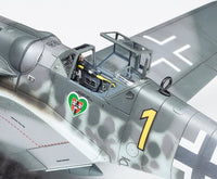 Tamiya - 1/72 Messerschmitt Bf109 G-6 Plastic Model Airplane Kit - Hobby Recreation Products