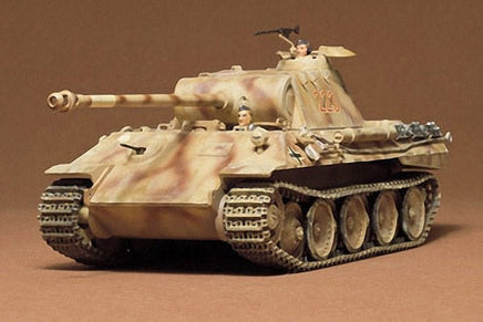 Tamiya - German Panther Med Tank Plastic Model Kit, CA165 - Hobby Recreation Products