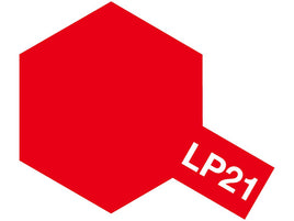 Tamiya - Lacquer Paint LP-21 Italian Red 10ml Bottle - Hobby Recreation Products