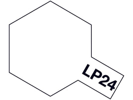 Tamiya - Lacquer Paint LP-24 Semi Gloss Clear 10ml Bottle - Hobby Recreation Products