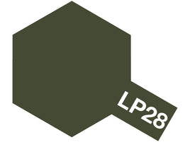 Tamiya - Lacquer Paint LP-28 Olive Drab 10ml Bottle - Hobby Recreation Products