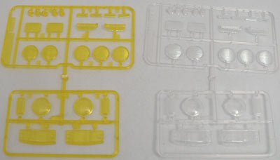 Tamiya - P Parts, Clear Lens Parts for Bruiser and Hilux Toyota Cab - Hobby Recreation Products