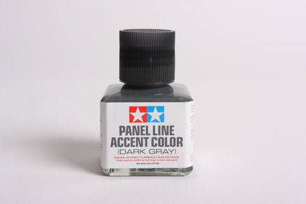 Tamiya - Panel Line Accent Color Dark Gray, 40 ml Bottle - Hobby Recreation Products