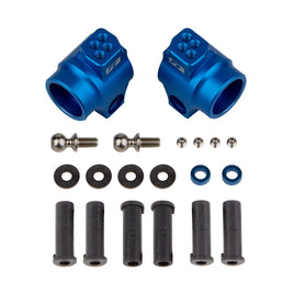 Team Associated - DR10 Factory Team Rear Hub Set, Blue Aluminum - Hobby Recreation Products
