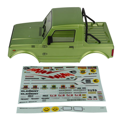 Team Associated - Enduro Bushido Body Set, Green, Painted - Hobby Recreation Products