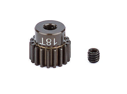 Team Associated - Factory Team Aluminum Pinion Gear, 18T 48P, 1/8" shaft - Hobby Recreation Products