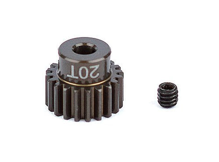 Team Associated - Factory Team Aluminum Pinion Gear, 20T 48P, 1/8" shaft - Hobby Recreation Products